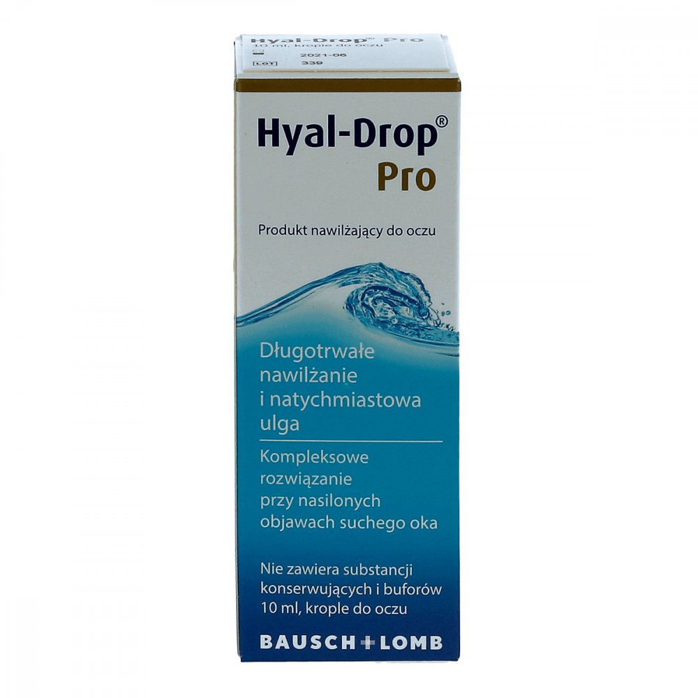 HYAL DROP PRO Krople Do Oczu 10 Ml Apteka Internetowa Apo Discounter Pl