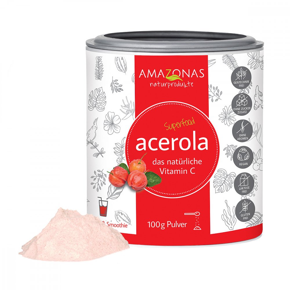 Acerola 100 Naturalna Wit C W Proszku 100 G