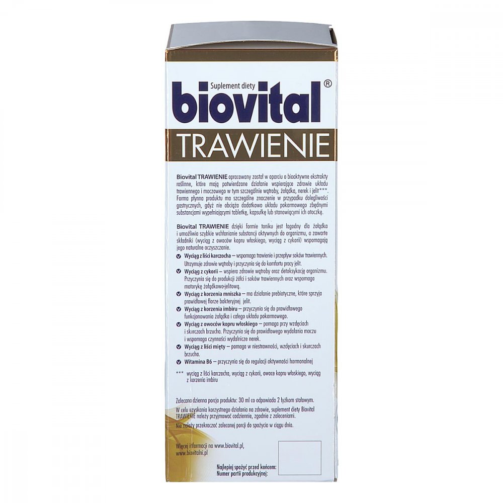 Biovital Trawienie L Kup Online Apteka Internetowa Apo Discounter Pl