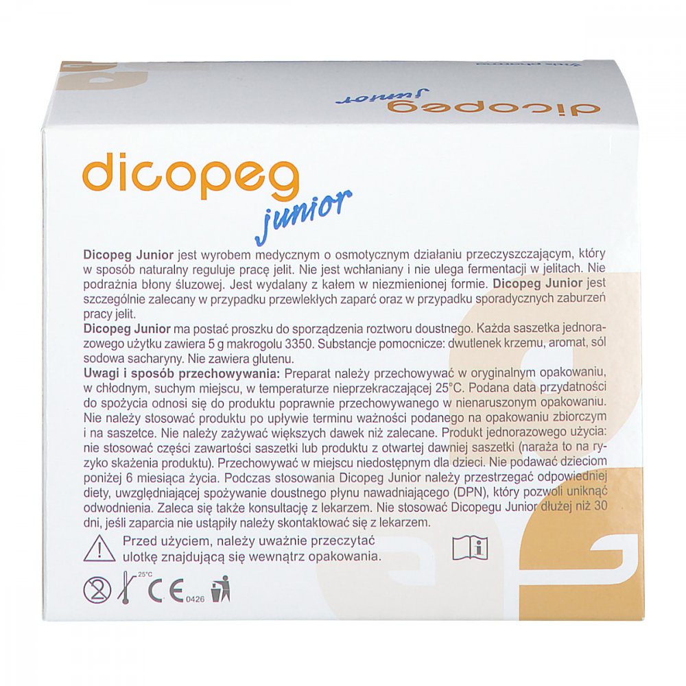 Dicopeg Junior 30 Saszetek Dicopeg Dla Dzieci Dicopeg Junior Saszetki