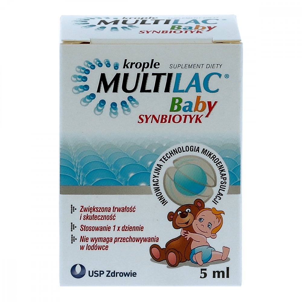 Multilac Baby Synbiotyk Krople 5 Ml Multilac Baby Krople Apo