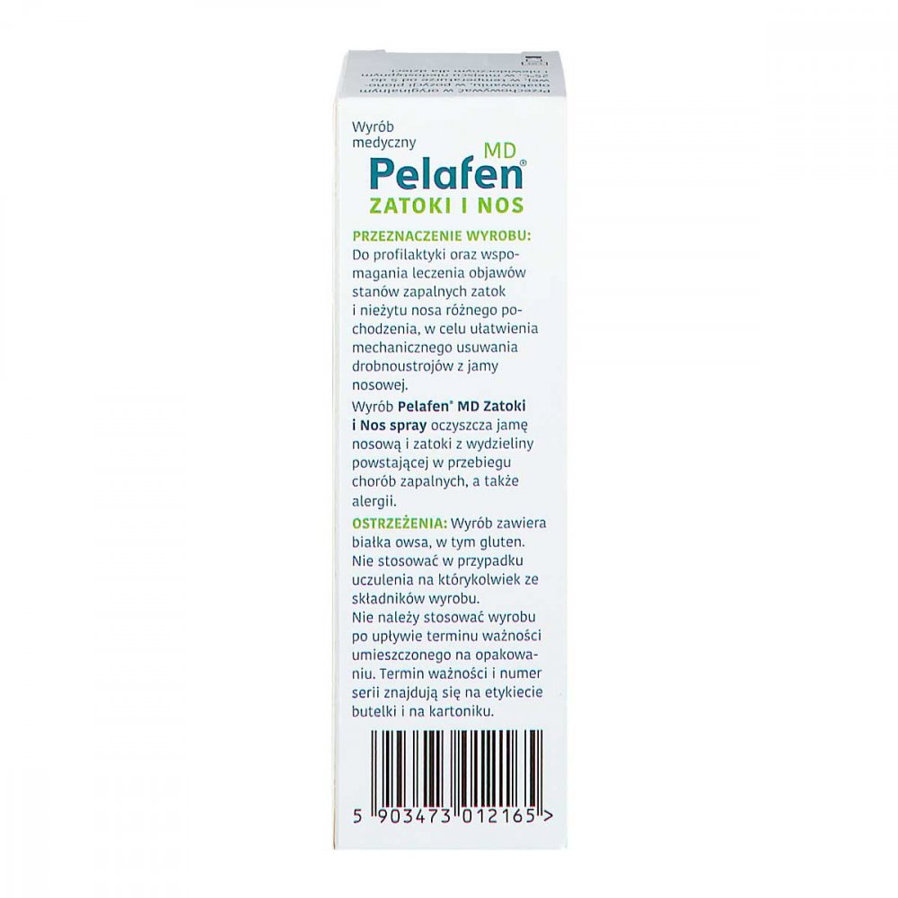 Pelafen MD Zatoki I Nos Spray 30 Ml Apteka Internetowa Apo Discounter Pl