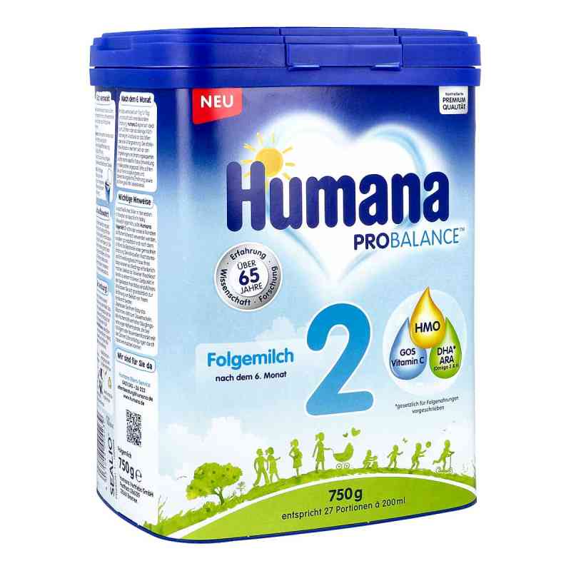 Humana Probalance Folgemilch 2 M.hmo Pulver 750 g