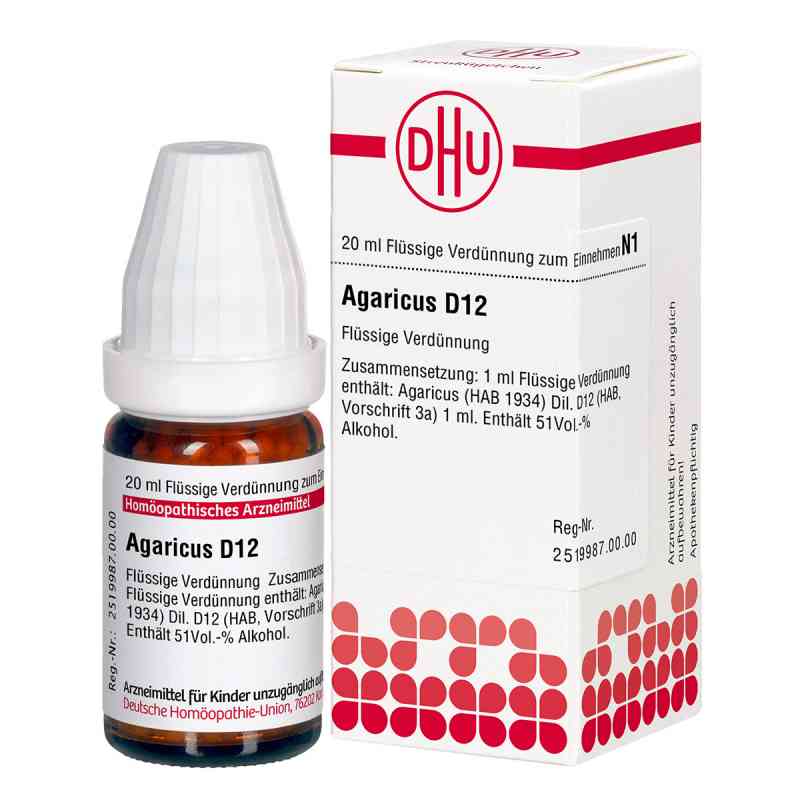 Agaricus D 12 Dil. 20 ml od DHU-Arzneimittel GmbH & Co. KG PZN 02605865