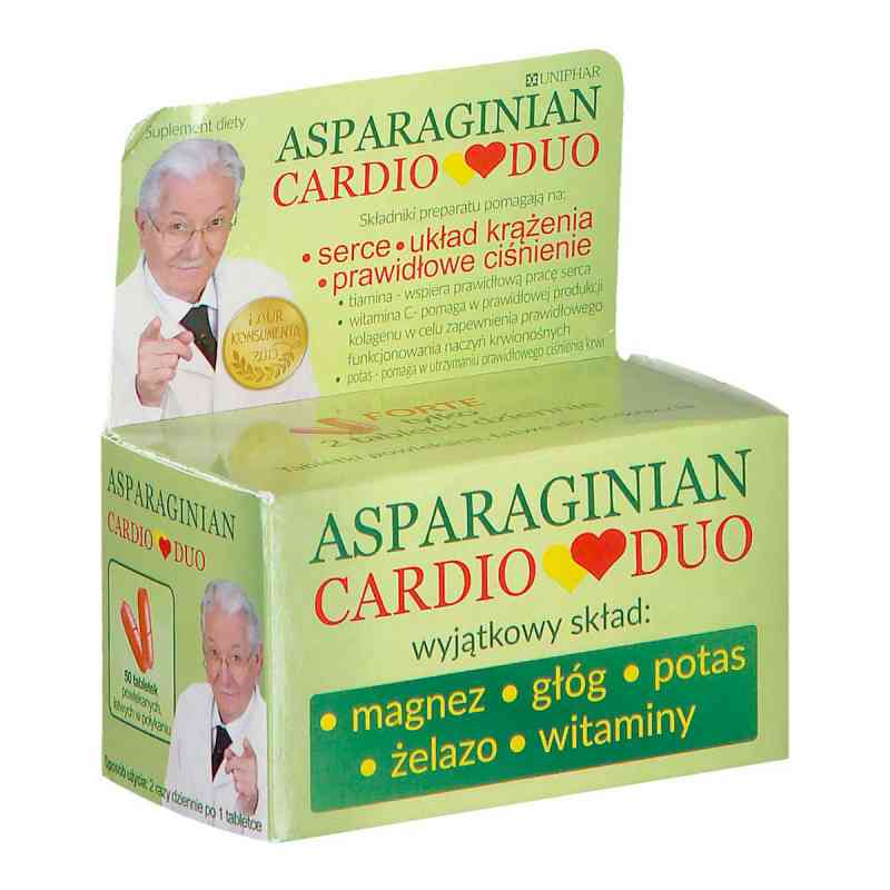 Asparginian CardioDuo tabletki 50  od UNIPHAR SP Z O.O. PZN 08302722