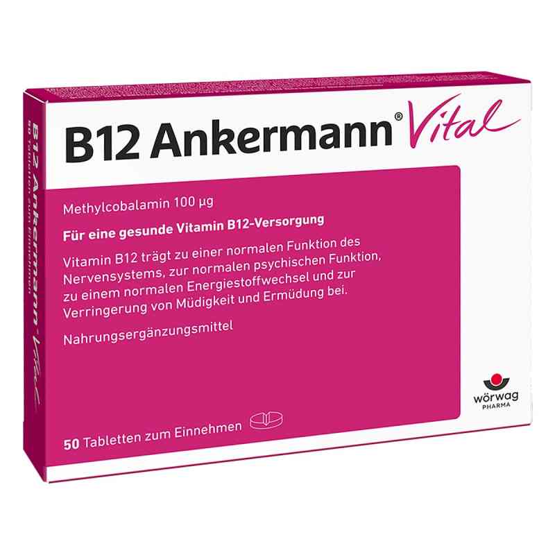 B12 Ankermann Vital Tabletten 50 szt. od Wörwag Pharma GmbH & Co. KG PZN 11193769