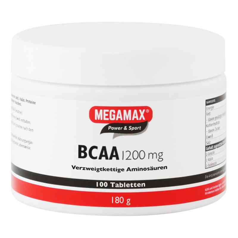 Bcaa 1200 mg Megamax tabletki 100 szt. od Megamax B.V. PZN 06735369