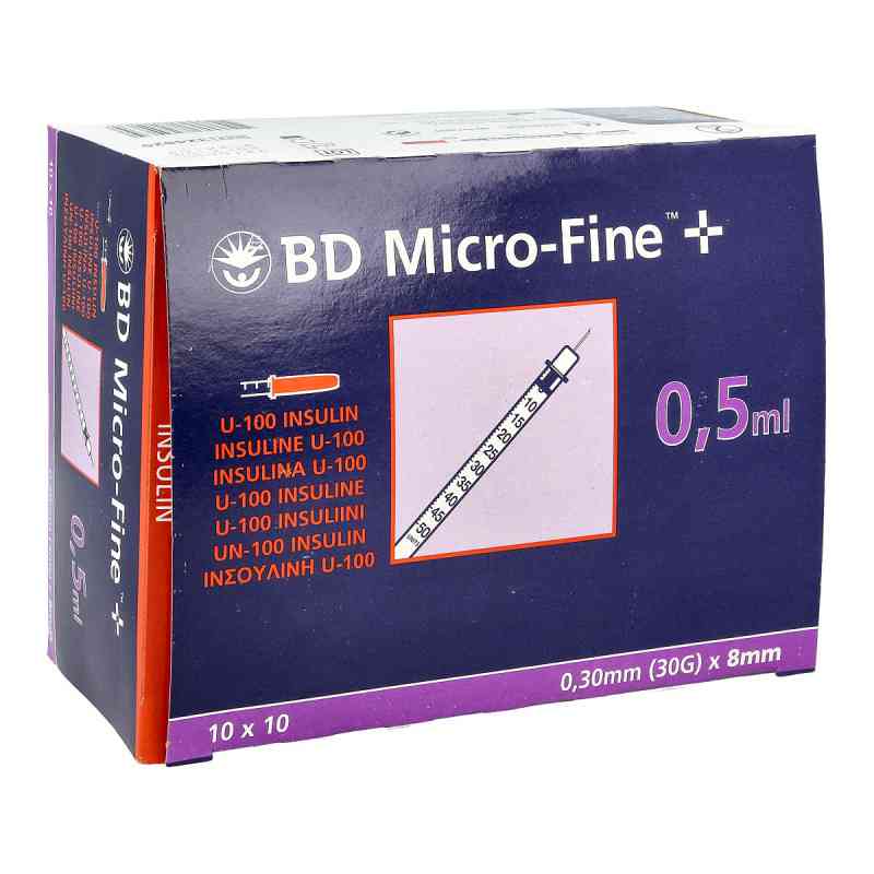 Bd Micro Fine+ U 100 Ins.spr. 8 mm 100X0.5 ml od  PZN 07468077