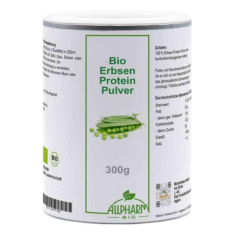 Bio Erbsen Protein Pulver 300 g od ALLPHARM Vertriebs GmbH PZN 16397100