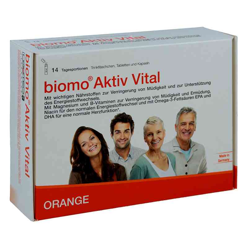 Biomo Aktiv Vital Trinkflaschen 14amp+42tabl. 1 szt. od biomo pharma GmbH PZN 10186891