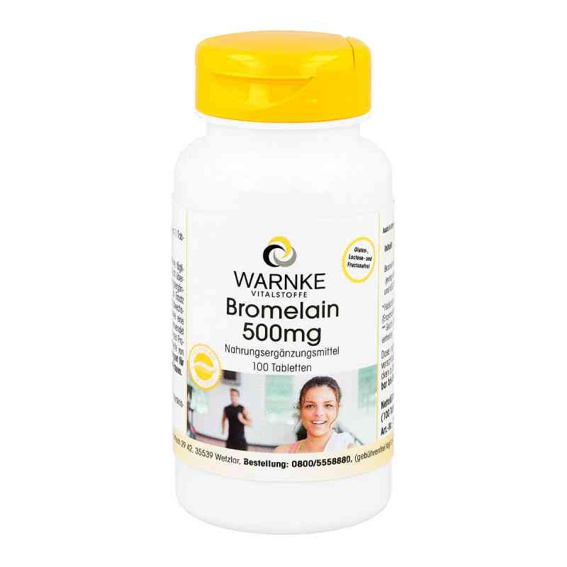 Bromelain 500 mg tabletki 100 szt. od Warnke Vitalstoffe GmbH PZN 07394864