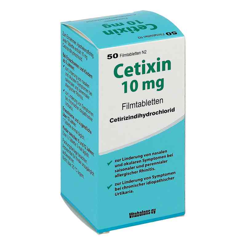 Cetixin 10 mg Filmtabletten 50 szt. od Blanco Pharma GmbH PZN 04704927