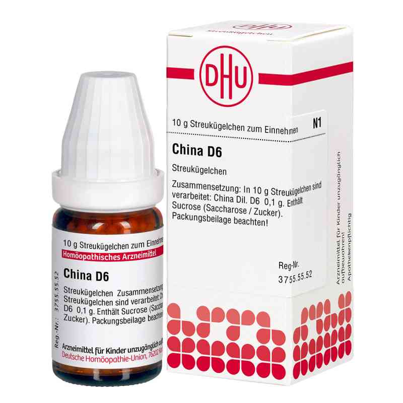 China D 6 Globuli 10 g od DHU-Arzneimittel GmbH & Co. KG PZN 01765360
