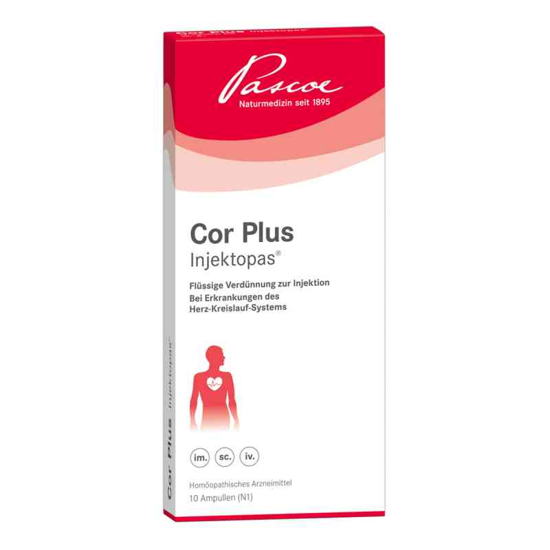 Cor Plus Injektopas Amp. 10 szt. od Pascoe pharmazeutische Präparate GmbH PZN 00771594