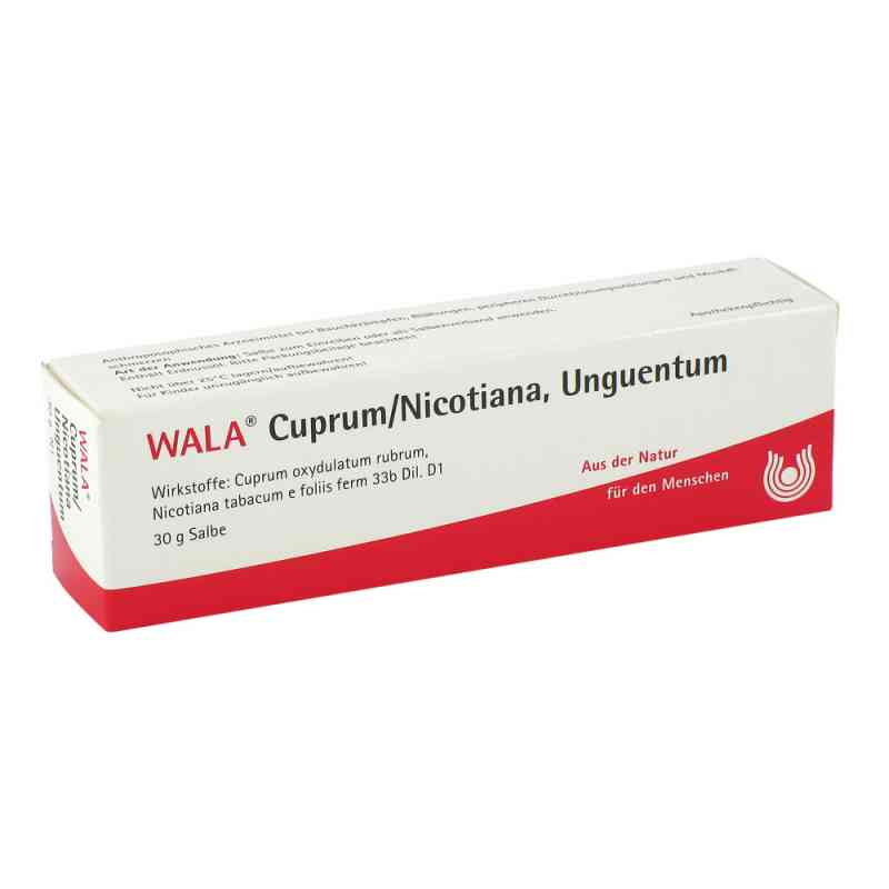 Cuprum/nicotiana Salbe 30 g od WALA Heilmittel GmbH PZN 02198271