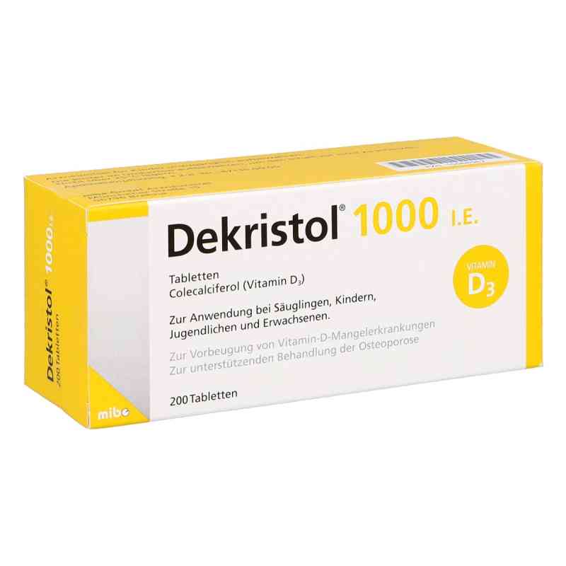 Dekristol 1.000 I.e. tabletki 200 szt. od MIBE GmbH Arzneimittel PZN 10068967