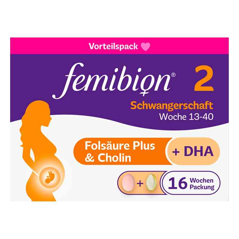 Femibion 2 Schwangerschaft Tabletten 2X112 szt. od WICK Pharma - Zweigniederlassung der Procter & Gam PZN 15200035