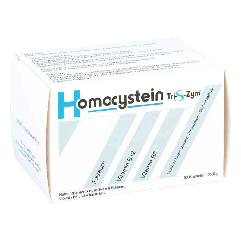 Homocystein Tri-s-zym kapsułki miękkie 90 szt. od Makolpharm Arzneimittel GmbH PZN 14179362
