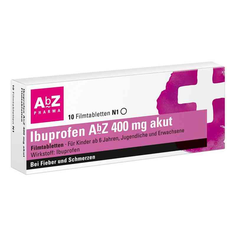 Ibuprofen Abz 400 mg akut Filmtabletten 10 szt. od AbZ Pharma GmbH PZN 11722831