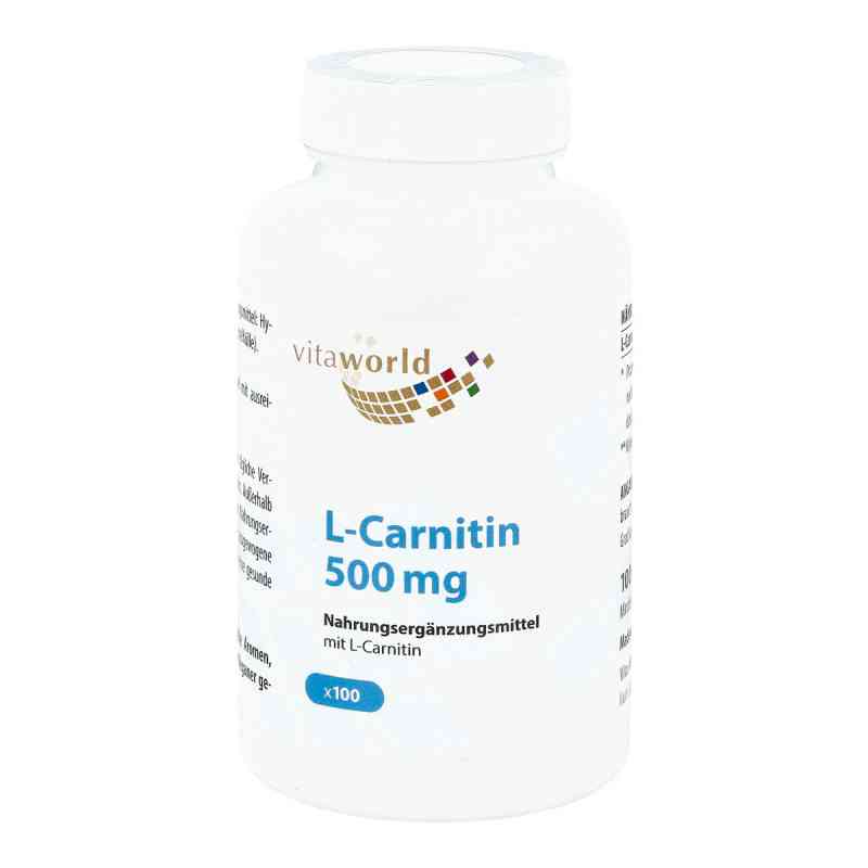 L-carnitin 500 mg Kapseln 100 szt. od Vita World GmbH PZN 01472623