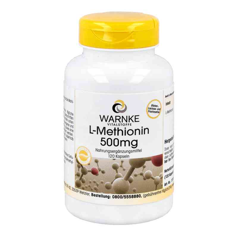 L-methionin Kapseln 120 szt. od Warnke Vitalstoffe GmbH PZN 10827746