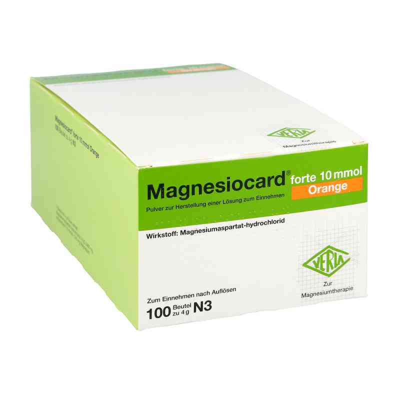 Magnesiocard forte 10 mmol Orange proszek 100 szt. od Verla-Pharm Arzneimittel GmbH & Co. KG PZN 02470359