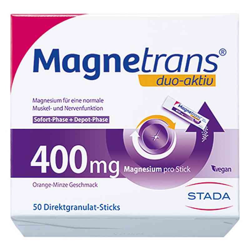 Magnetrans duo-aktiv 400 mg Sticks 50 szt. od STADA Consumer Health Deutschland GmbH PZN 14367603