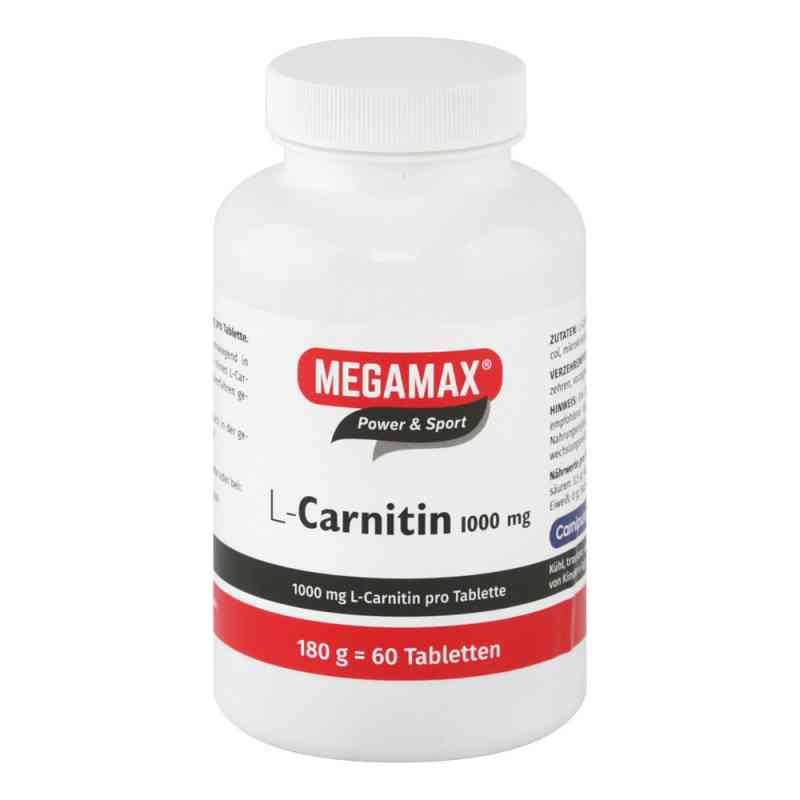 Megamax L-carnitin 1000 mg Tabletten 60 szt. od Megamax B.V. PZN 01444839