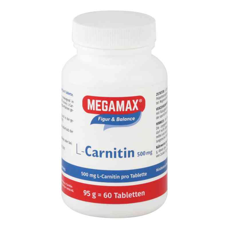 Megamax L-carnitin 500 mg Tabletten 60 szt. od Megamax B.V. PZN 08763246
