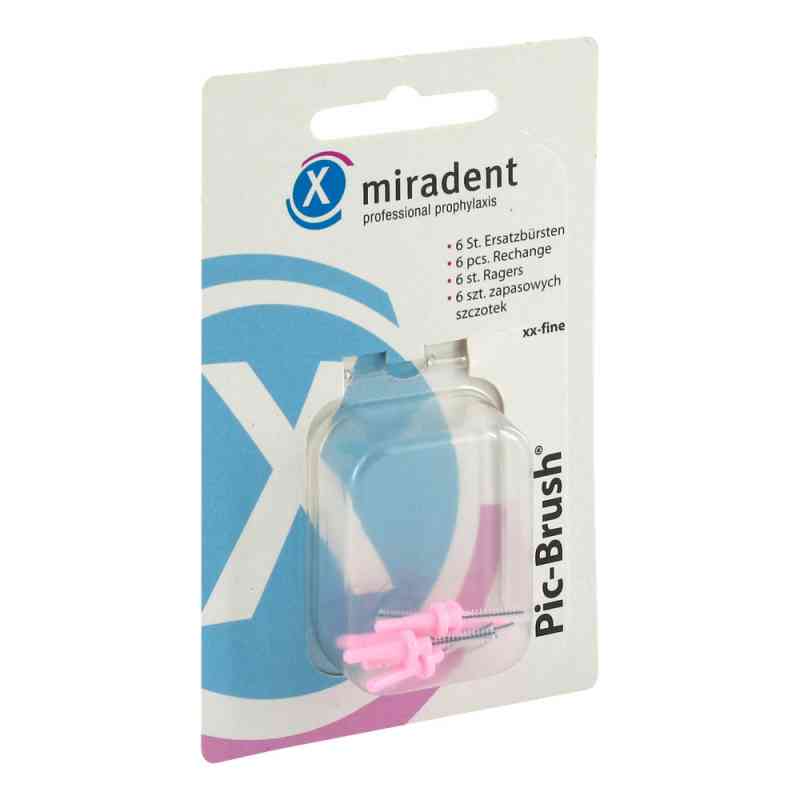 Miradent Interd.pic-brush Ersatzb.xx-fein pink 6 szt. od Hager Pharma GmbH PZN 02172366