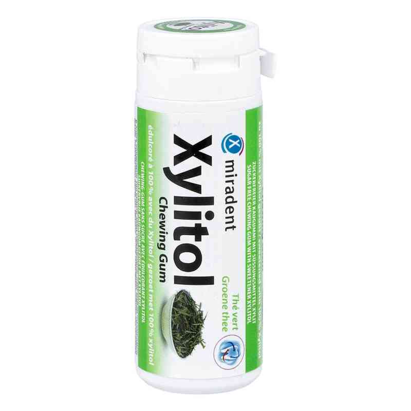 Miradent Xylitol guma do żucia zielona herbata 30 szt. od Hager Pharma GmbH PZN 00462806