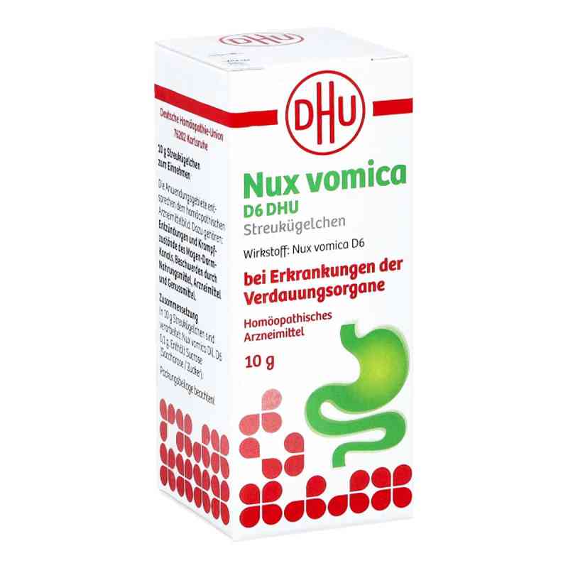 Nux Vomica D 6 Dhu Globuli bei Erkr.d.verdauungsorg. 10 g od DHU-Arzneimittel GmbH & Co. KG PZN 13699929