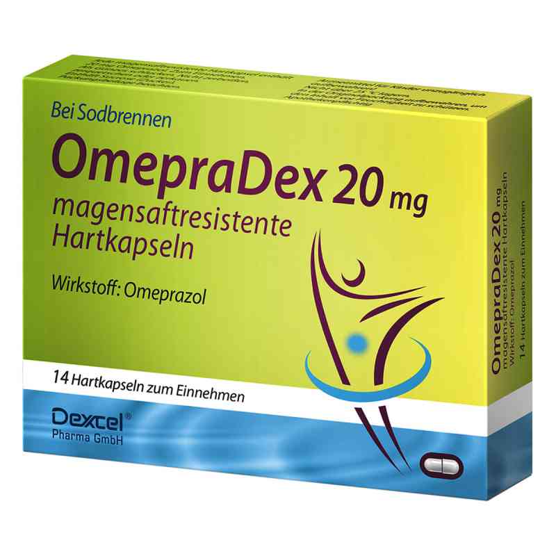 Omepradex 20 mg magensaftresistente Hartkapseln 14 szt. od Dexcel Pharma GmbH PZN 09064616