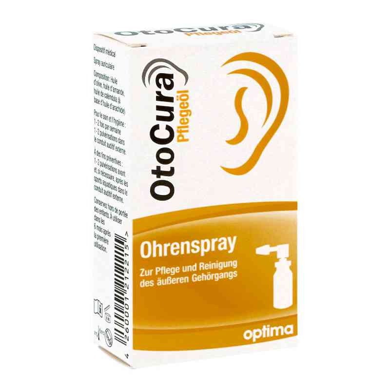 Otocura Ohrenspray Pflegeöl 10 ml od OPTIMA Pharmazeutische GmbH PZN 16230334