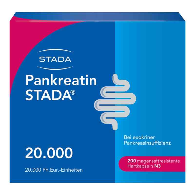 Pankreatin Stada 20.000 magensaftresistente Hartkapsel  200 szt. od STADA Consumer Health Deutschland GmbH PZN 14307771