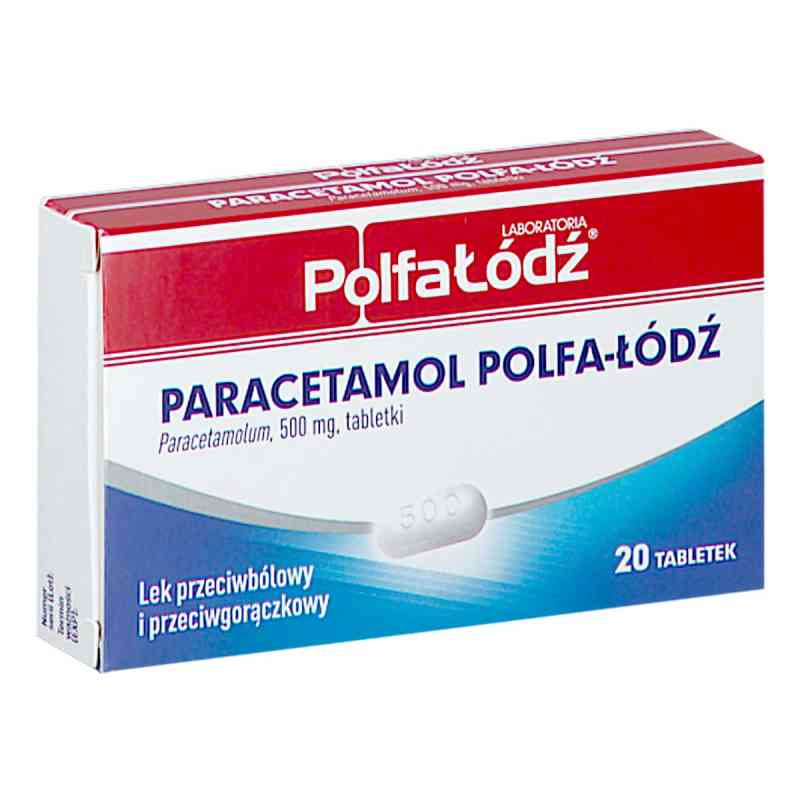 Paracetamol Polfa-Łódź tabletki 20 | apteka internetowa apo-discounter.pl