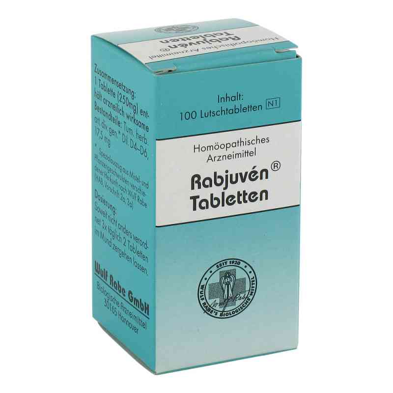 Rabjuven Tabletten 100 szt. od Sanorell Pharma GmbH PZN 03194453