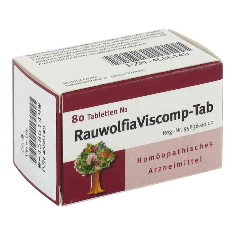 Rauwolfiaviscomp Tab Tabl. 80 szt. od SCHUCK GmbH Arzneimittelfabrik PZN 04586149