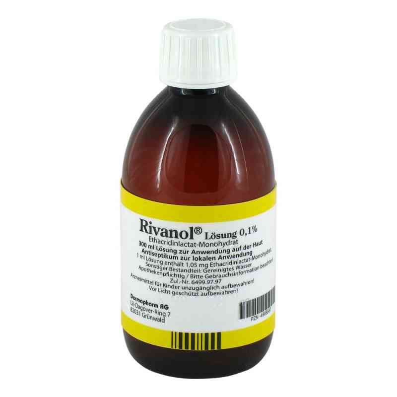 Rivanol 0,1% roztwór 300 ml od DERMAPHARM AG PZN 04908587