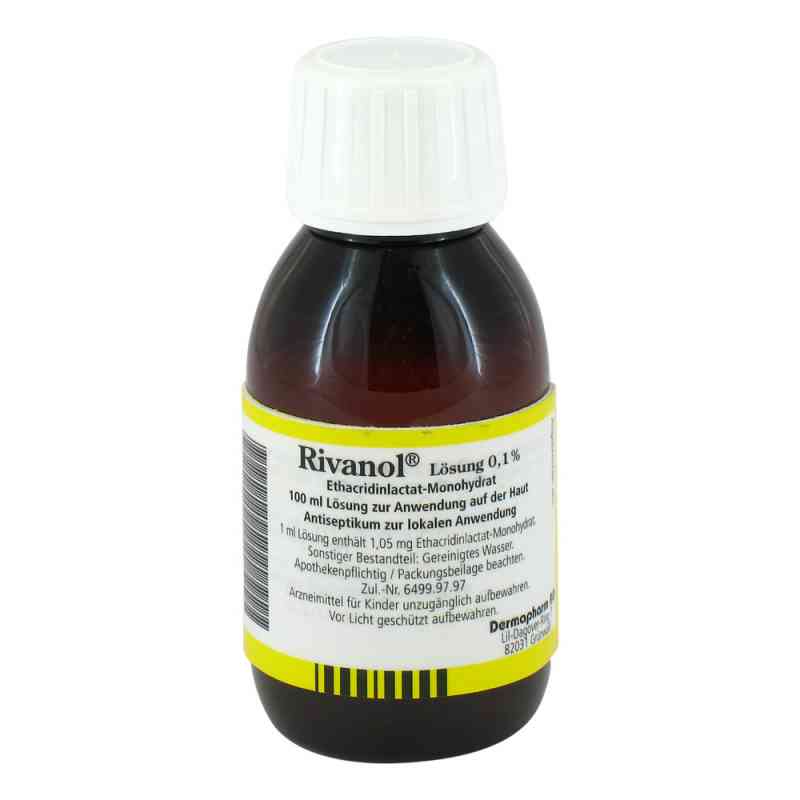 Rivanol roztwór 0,1% 100 ml od DERMAPHARM AG PZN 04908570
