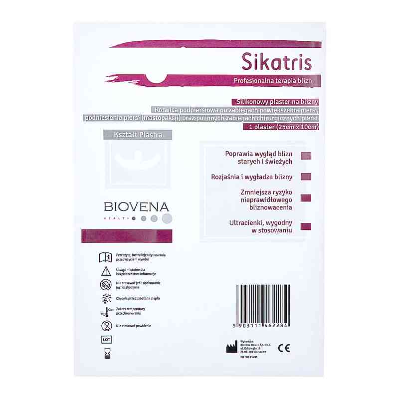 Sikatris Silikonowy Plaster Na Blizny Kotwica Podpiersiowa 25cmx10cm 1