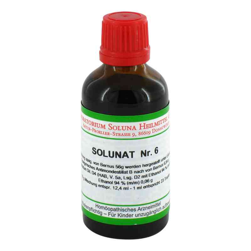 Solunat Nr.6 Tropfen 50 ml od Laboratorium Soluna Heilmittel GmbH PZN 02938756