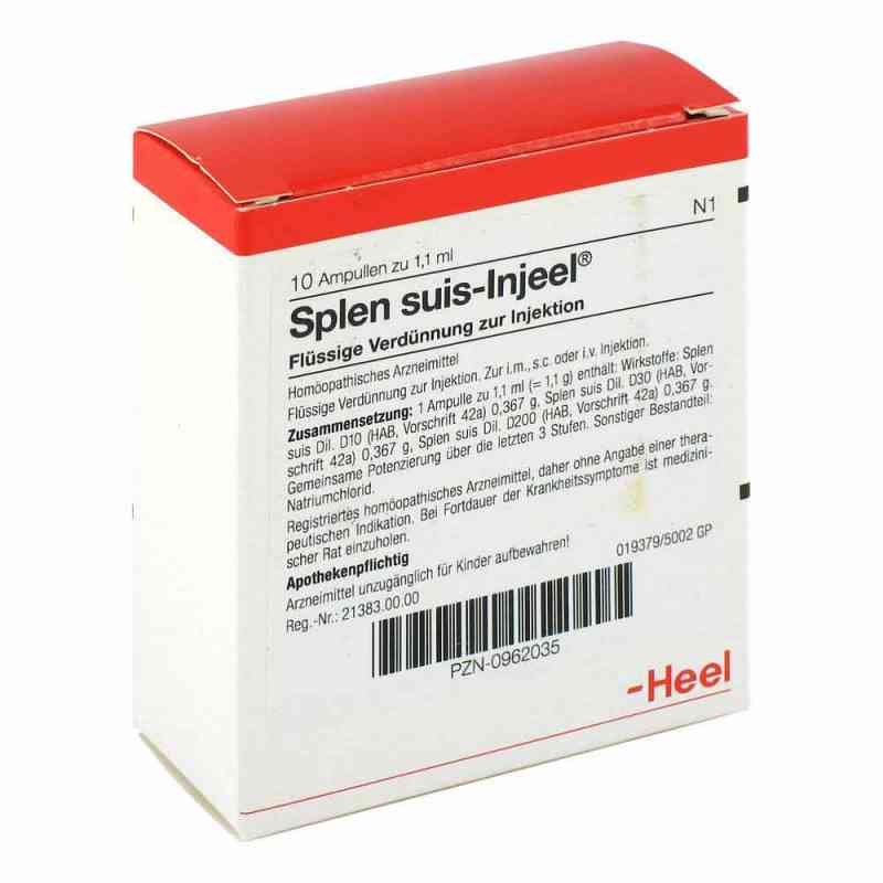 Splen Suis Injeele 10 szt. od Biologische Heilmittel Heel GmbH PZN 00962035