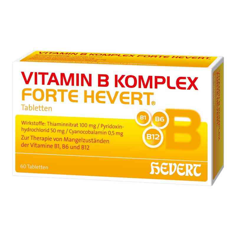 Vitamin B Komplex Forte Hevert Tabletten 60 szt. od Hevert-Arzneimittel GmbH & Co. KG PZN 16901389
