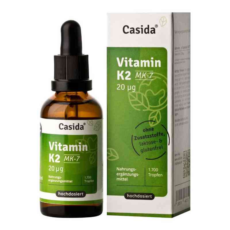 Vitamin K2 Tropfen Mk7 vegan 50 ml od Casida GmbH PZN 16672049