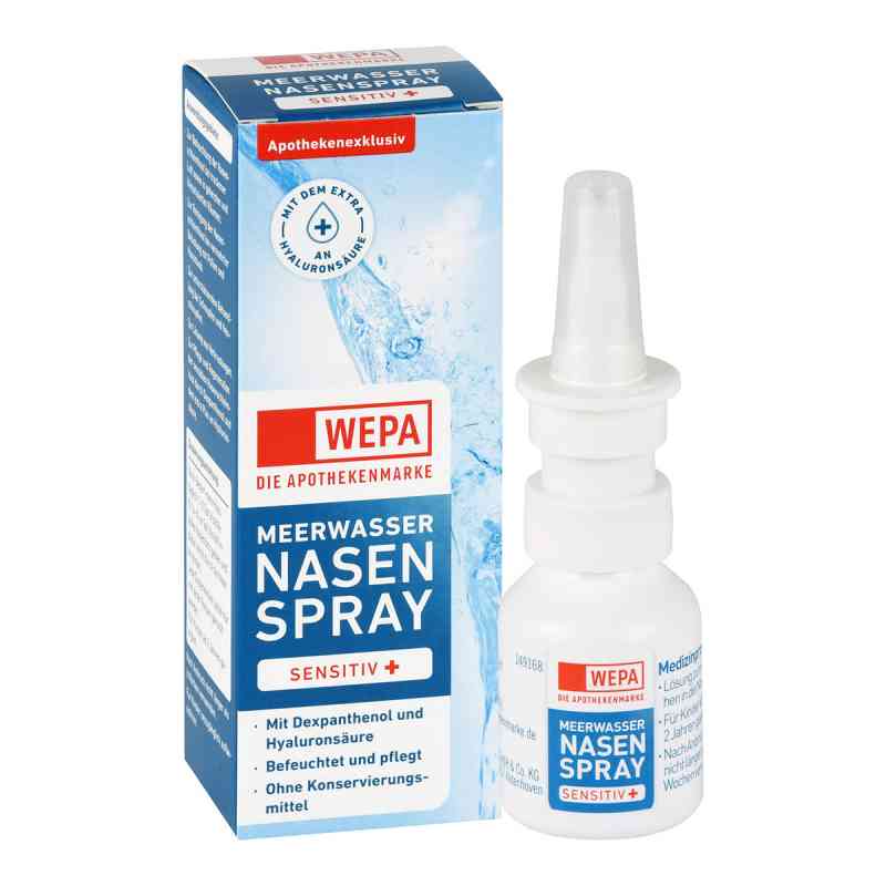 Wepa Meerwasser Nasenspray sensitiv+ 1X20 ml od WEPA Apothekenbedarf GmbH & Co KG PZN 15579804