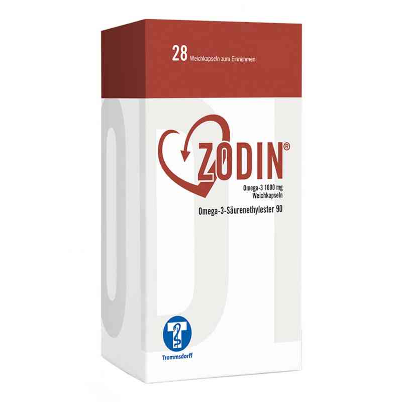 Zodin Omega-3 1000 mg Weichkapseln 28 szt. od Trommsdorff GmbH & Co. KG PZN 16329802