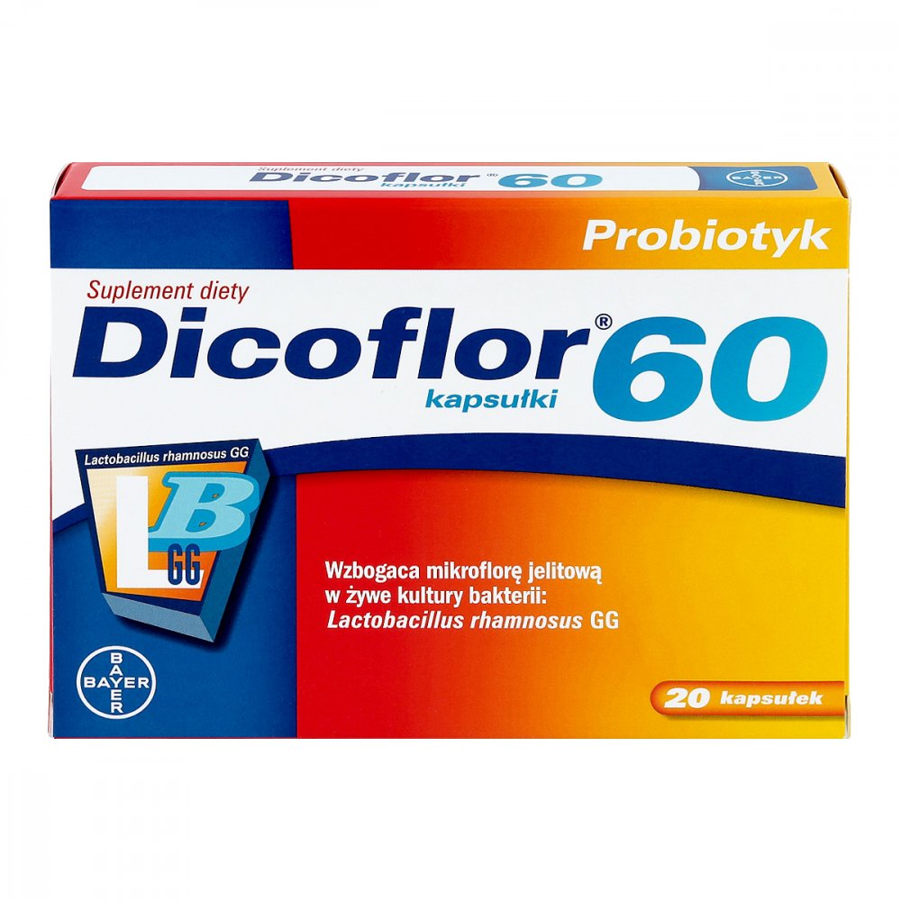 Dicoflor probiotyk dla dorosłych Dicoflor kapsułki probiotyk w kapsułkach Apo Discounter pl