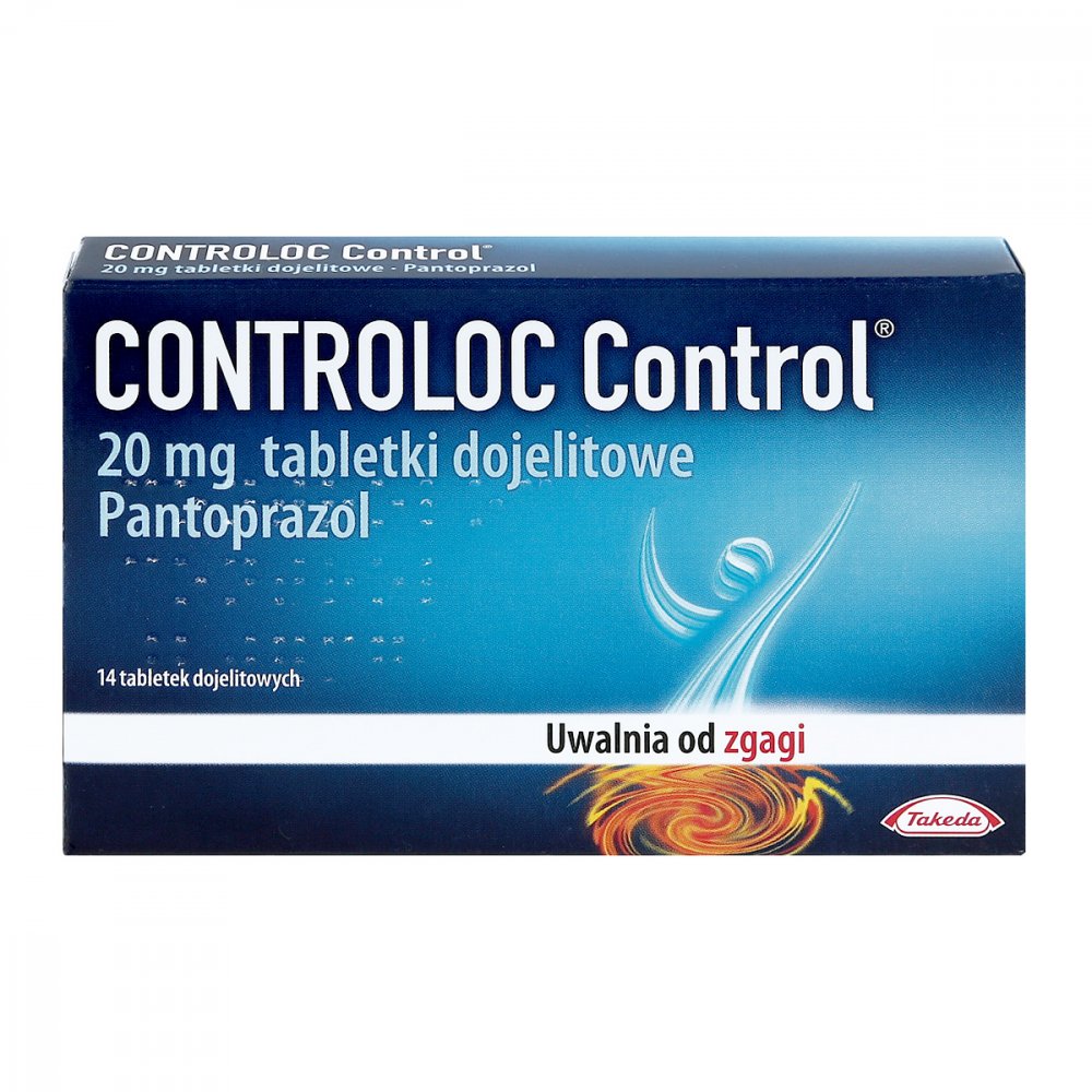 Controloc Control mg tabletki na zgagę i refluks Apo Discounter pl