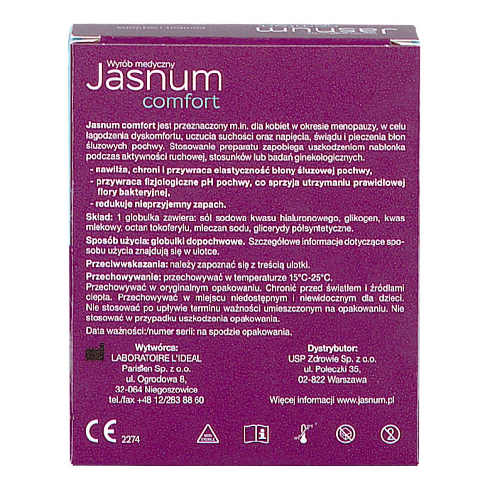 Jasnum Comfort Globulki 10 | Apteka Internetowa Apo-discounter.pl